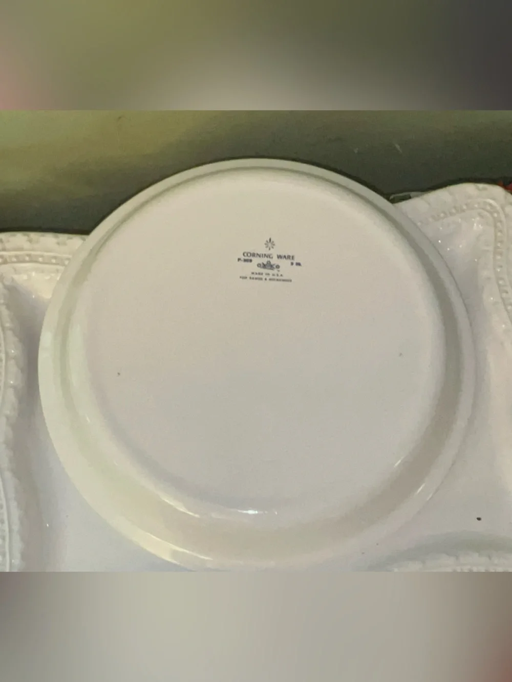 Vintage CorningWare Blue Cornflower Pie Plate 9-inch